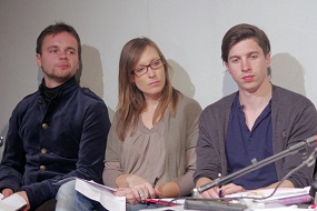 Od leve: Simon Ošlak, Daniela Premzl, Sebastian Walche