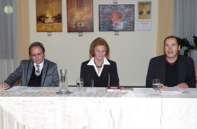 Od leve: dir. svetnik Curt Schnecker, Ivanka Gruber in Andreas Stangl