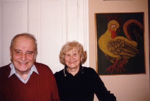 Žarko Petan ob svoji ženi Veri pred osemdesetim rojstnim dnevom (27. marca 2009 – v znamenju ovna).