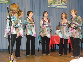 Ženski ansambel »Fiola« na predstavitvi zbornika Hrvaškozagorskega književnega društva