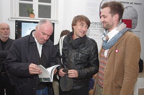 Od leve: Herbert Nichols-Schweiger, Klaus Zeyringer, Aleš Šteger in Lovro Centrih