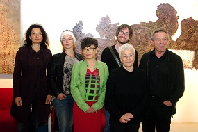 Od leve: Birgit Pölz,Valerie Fritsch, Olga Flor, Reinhard Lechner, Friederike Schwab, Wilhelm Hengstler