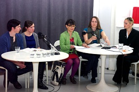 Od leve: Sebastian Walcher, Daniela Kocmut, Olga Flor, Ana Jasmina Oseban, Petra Bauman