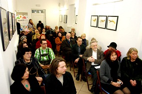 Tudi tokrat je publika napolnila Literarno hišo Maribor do konca