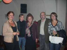 Od leve: prof. Kasilda Bedenk, Daniela Kocmut, Ivanka Gruber, Marjan Pungartnik in Tatjana Koren
