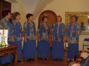 Vokalni sekstet »Spominčice« DPD Svoboda, Ptuj pod vodstvom Marije Stöger
