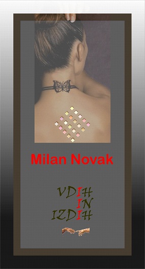 Naslovnica knjige Milan Novak: VDIH IN IZDIH