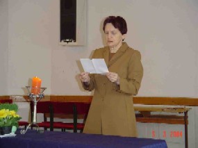 Tatjana Srebrnič je nastopila na srečanju ob svetovnem molitvenem dnevu 2004.