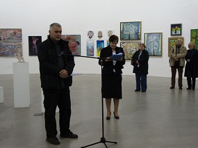 Josip Zanki, predsednik Hrvaškega društva likovnih umetnikov