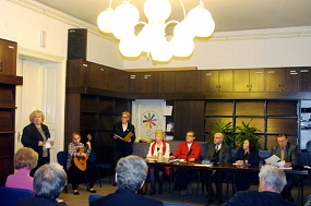 od leve: Ljiljana Sabljak, Magdalena Banfić, Milka Knežević, Loris Bucević, Božidar Petrač, Marjan Pungartnik, Marica Škorjanec Kosterca, Đuro Vidmarović